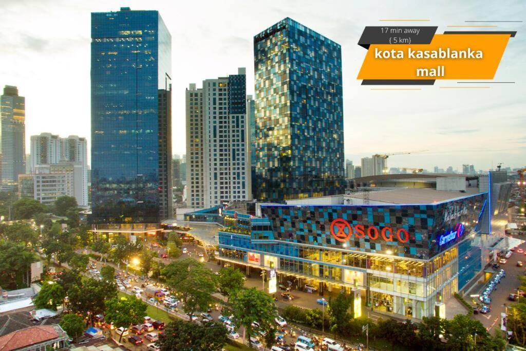 Modern & Comfy Studio In Central Jakarta, Scbd Exterior foto